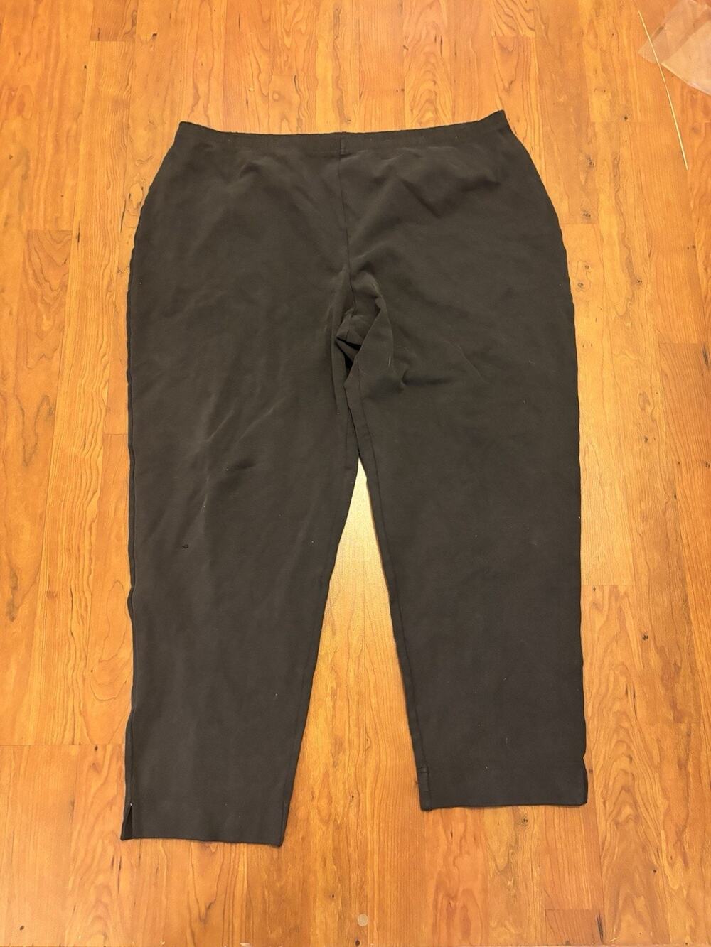 Talbots Vintage Black Pants Stretch Cozy Women’s Size XL